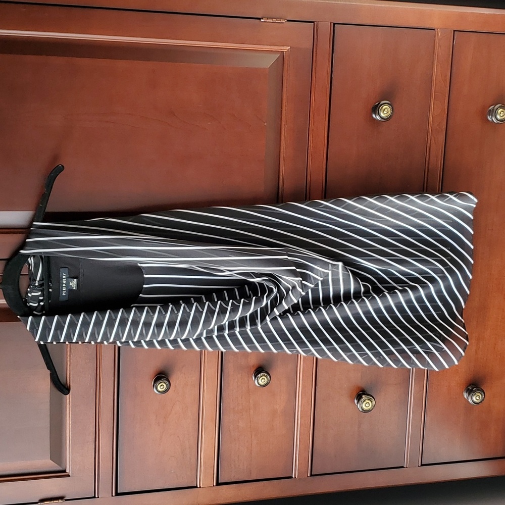 Periphery - black strip sleeveless top. Size: Small.